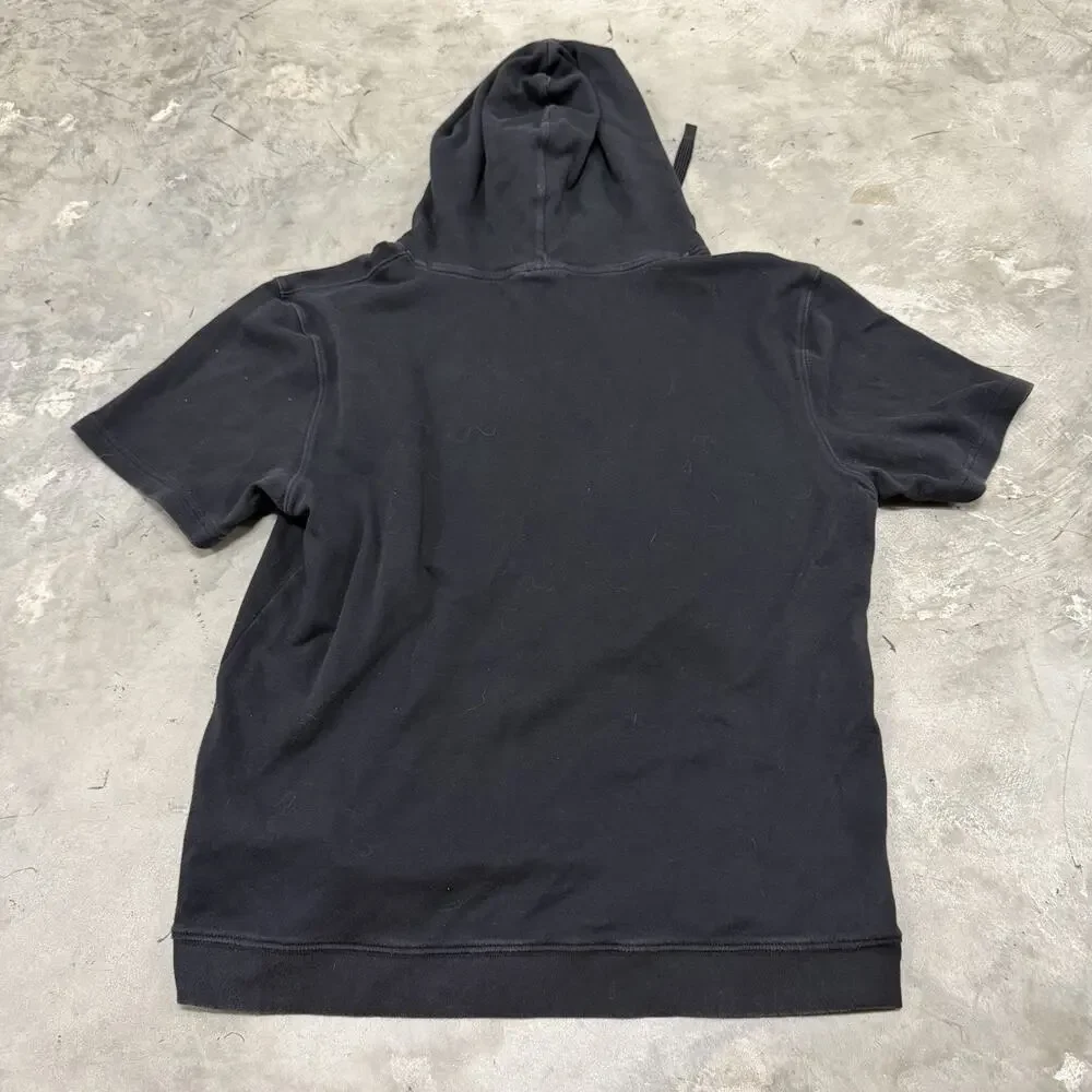 BOSS Hugo Boss Shirt Mens Small Black Fashion T Shirt Hood Cotton Pullover